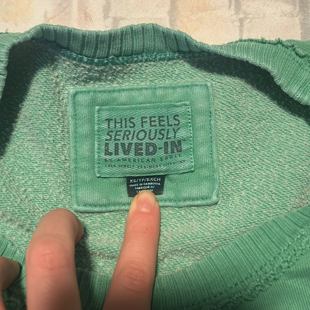 American Eagle Green Pullover - image 3